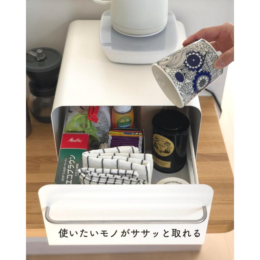 UtaU ブレッドケース 引出し スリム 幅27.7 奥行35 高さ23.2cmブレッド