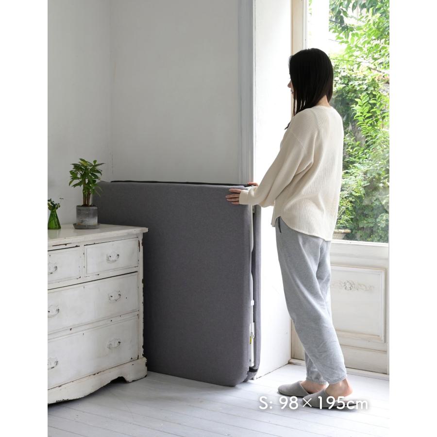 ベッド 完成品 シングル 並べる 連結 折りたたみベッド 折り畳みベッド