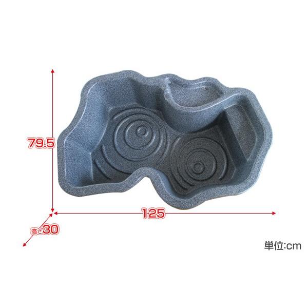 ゼンスイ なごみ池 LL 150L (庭園埋め込みタイプ) 池 プラ池