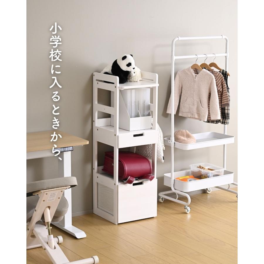 ランドセルラック パイン材 A4対応 絵本 本棚 ラック : くらしのe