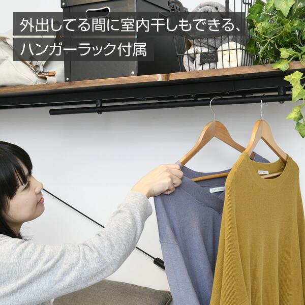 山善（YAMAZEN） 多機能 ベッド 棚付き コンセント付き 収納 ハンガー