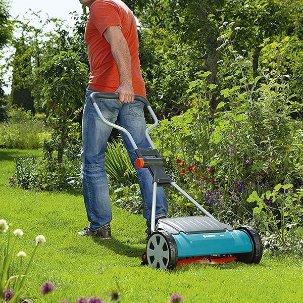 GARDENA 芝刈機 芝刈り機 手動 手押し式 40cm デフレクタ付き ガルデナ