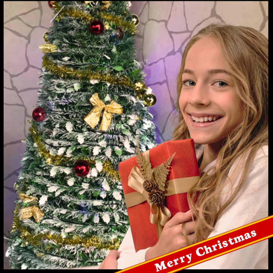 超速組立 クリスマスツリー 【 ワン・ツー・ツリー スノータイプ