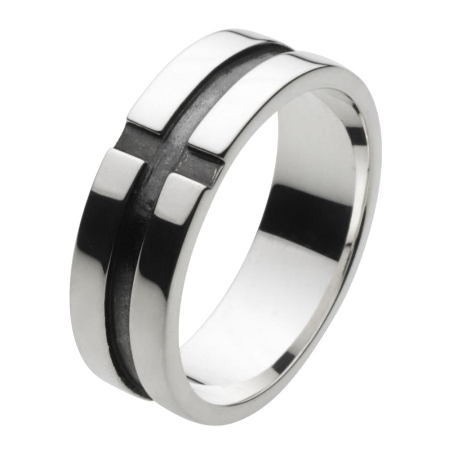 シルバーリング 指輪 メンズ クロス シンプル シルバー925 リング