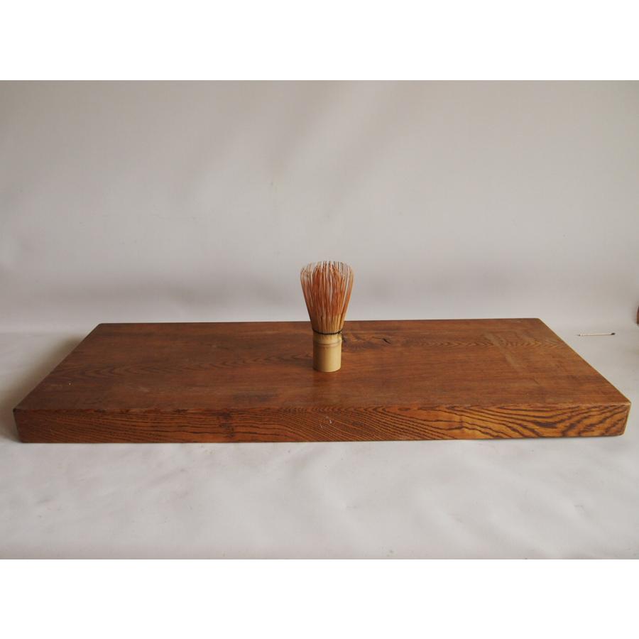 桑材一枚板 敷板61.5cm厚4cm 単板 花台 飾り台 茶道 花道 盆栽台