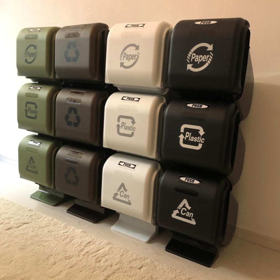 ゴミ箱 分別 3段 16L×3段 フタ付き 分別ができる ダストカン スリー