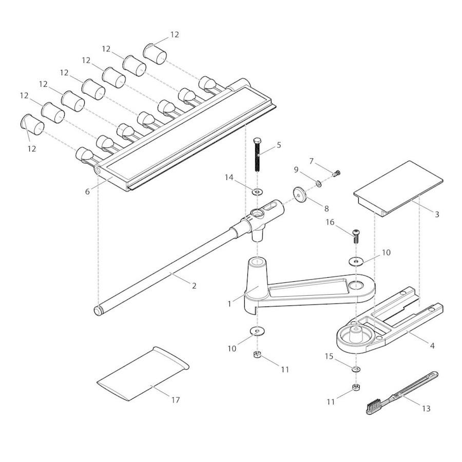 部品】 ホルダー (09367) パーツNo.6 [第一精工 イカラーク120] : エナ