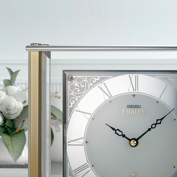 SEIKO（セイコー） HW598S カットガラスの上質な置き時計、セイコー