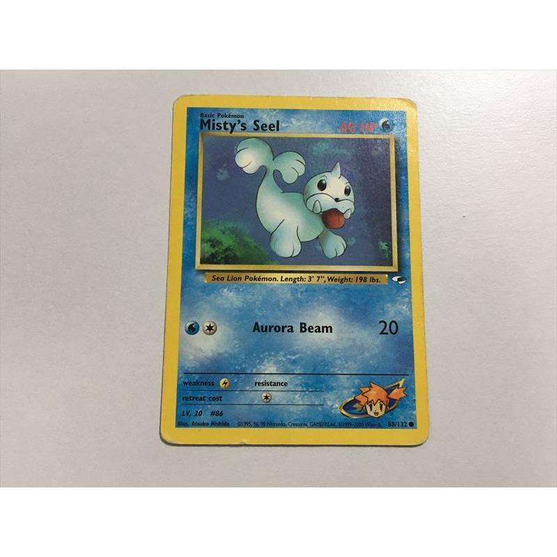 U113【ポケモン カード】 英語版 海外 Misty's Seel カスミのパウワウ