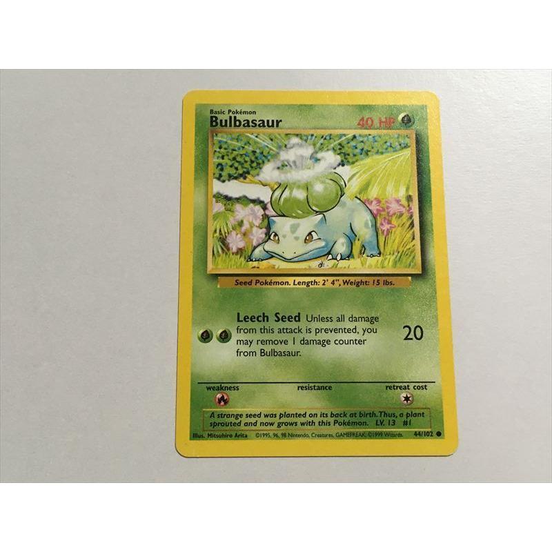 U19【ポケモン カード】 英語版 海外 Bulbasaur フシギダネ 44/102 旧