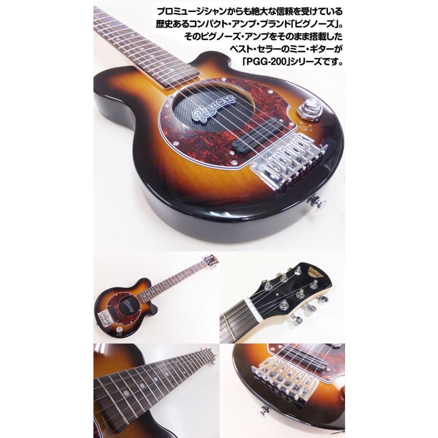 Pignose ピグノーズ PGG-200 BS アンプ内蔵ミニギター 専用ケース付属