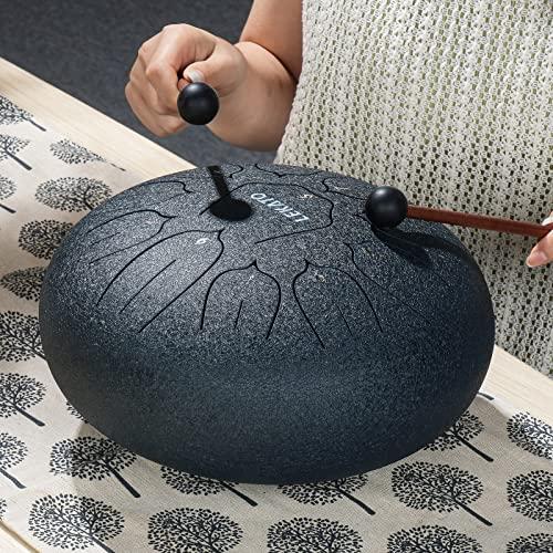 スリットドラム スチールタングドラム 11音 10インチ LEKATO 金属