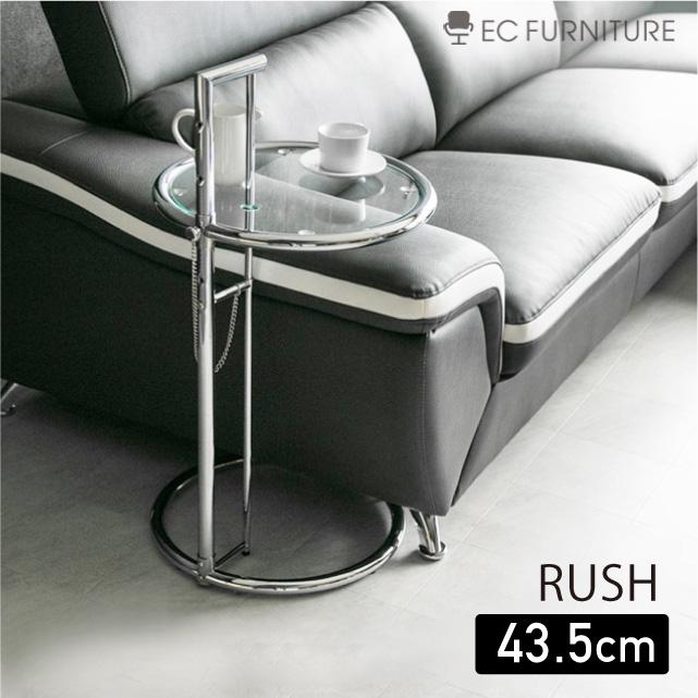 サイドテーブル ガラステーブル エンドテーブル アイリーングレイ