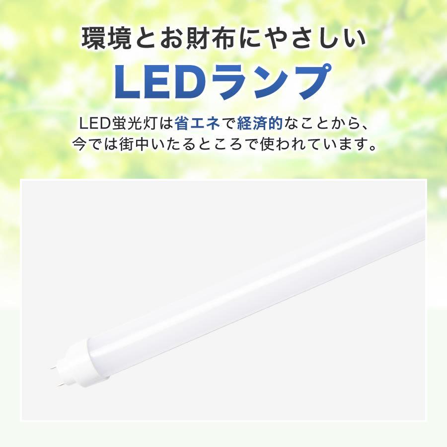 エコデバイス 【人気】LED蛍光灯 40W直管形 昼光色 工事不要 1年保証