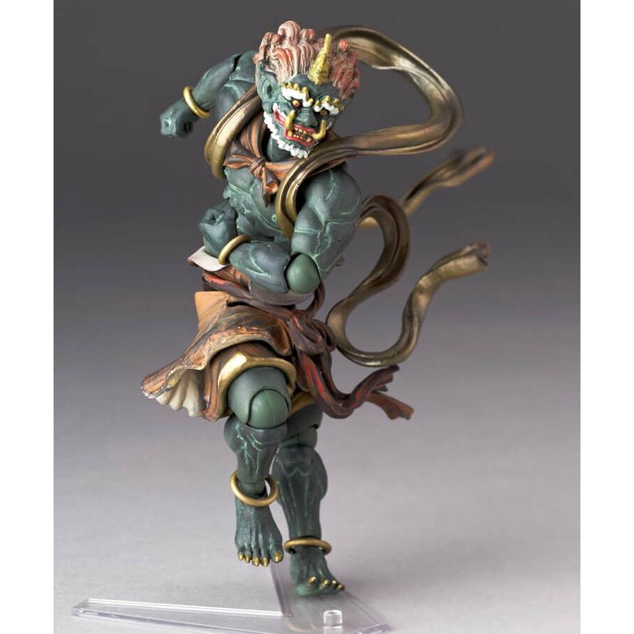 海洋堂 KT Project タケヤ式自在置物 風神(緑)＆雷神(白) 復刻彩色 2種