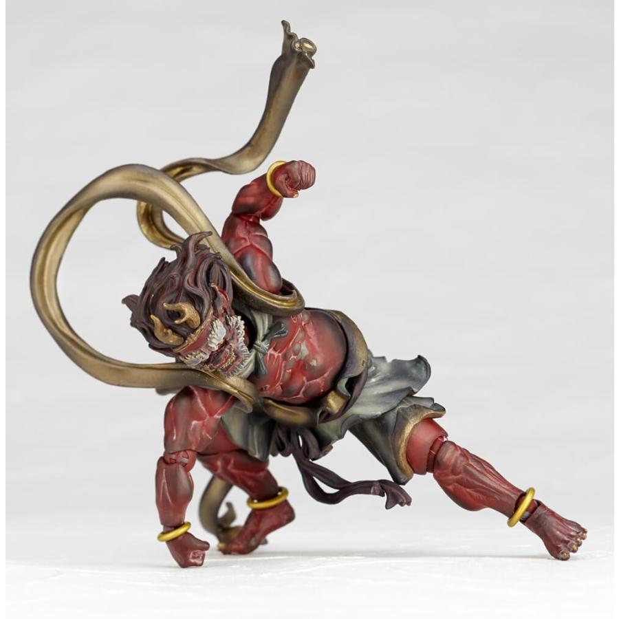 海洋堂 KT Project タケヤ式自在置物 風神(青)＆雷神(赤) 2種セット