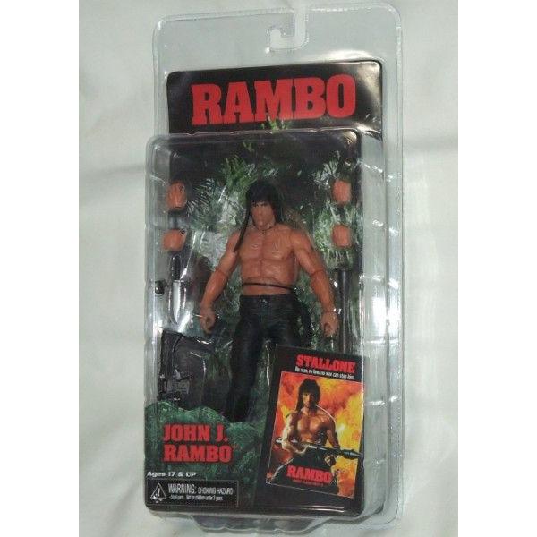 NECA ランボー 7インチ アクションフィギュア ジョン・ランボー