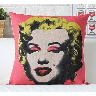 マリリン・モンロー/ポップ・アート 抱き枕 クッションカバー 45x45cm