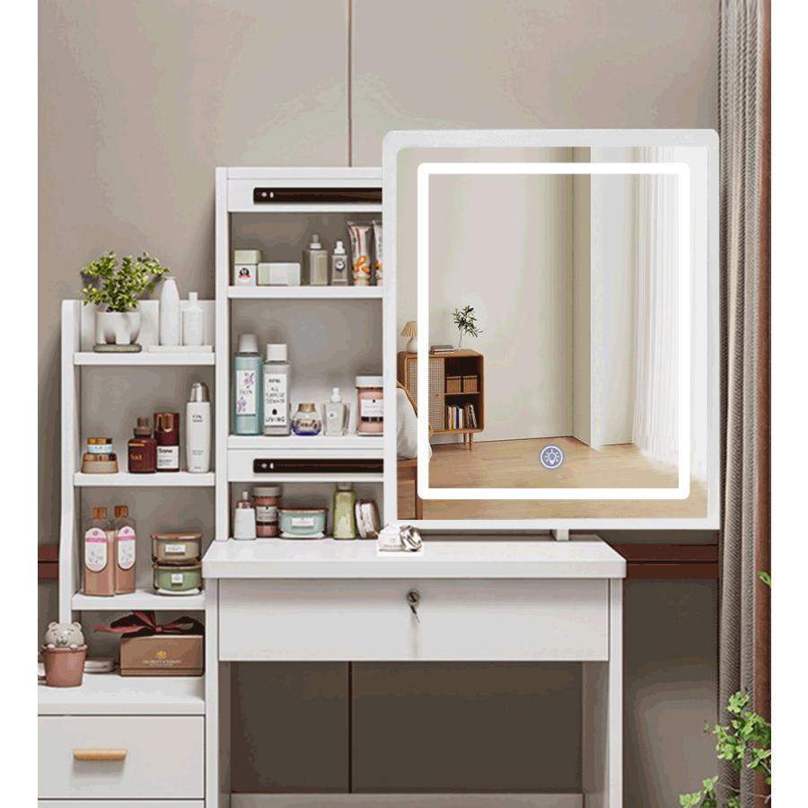 即納 【本日限定1000円OFFクーポン】ドレッサー 化粧台 スライド 大