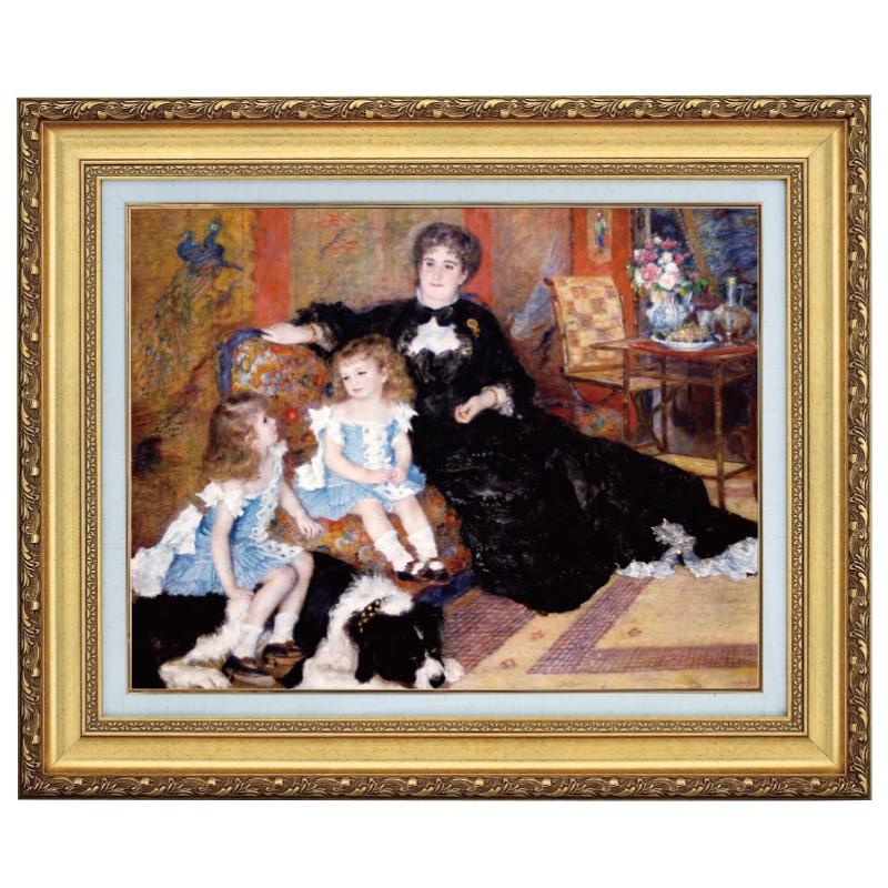 ルノワール 子供 シャンパンティエ夫人と子供たち 10号 立体複製名画