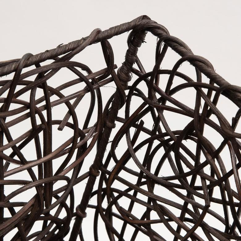 フロアライト 照明 スタンド ラタン製 籐 高さ約60cm アジアン バリ