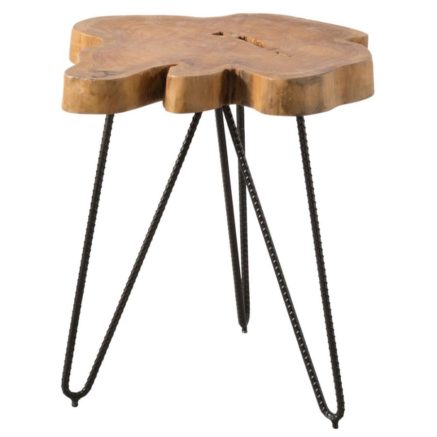 サイドテーブル テーブル 天然木 切株 木目 ヴィンテージ ミニテーブル