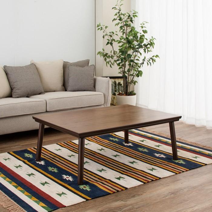 こたつテーブル カーボン フラットヒーター300W 手元コントローラー付