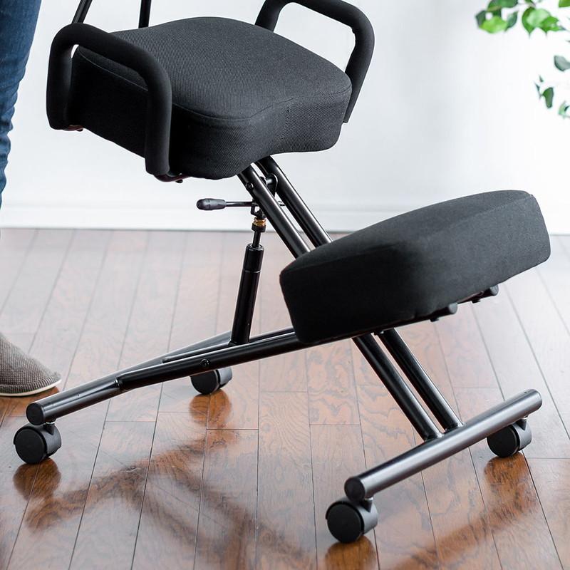 イーサプライ（e-supply） バランスチェア 大人 腰痛 ガス圧 上下昇降