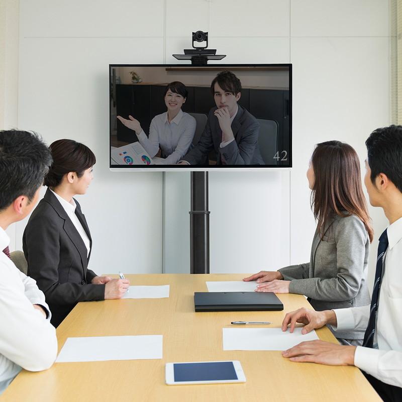 イーサプライ（e-supply） テレビスタンド キャスター付 テレビをつけ