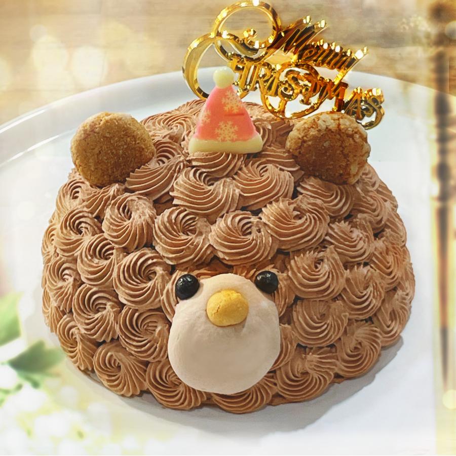 クリスマスケーキ Xmas 2024 予約 茶くまさんのクリスマスケーキ14cm