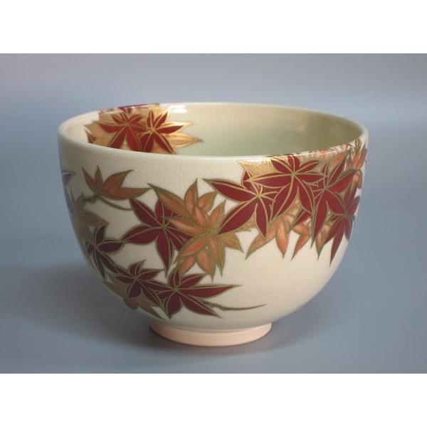 色絵紅葉画茶碗 清閑寺 杉田祥平造 共箱 : 茶道具商 越中屋 - 通販