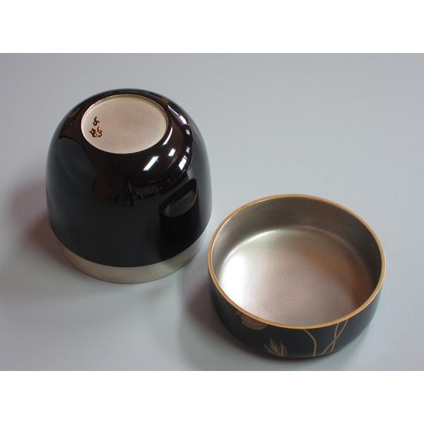 鉄線蒔絵黒中棗 輪島塗 千鶴造 共箱 : 茶道具商 越中屋 - 通販 - Yahoo