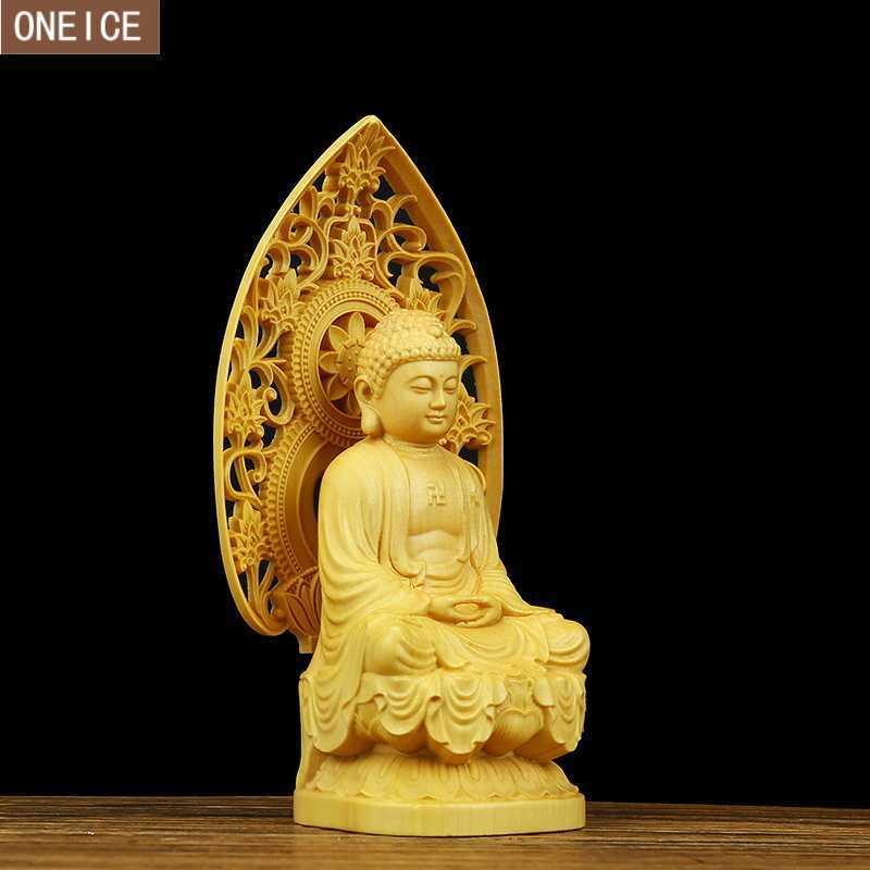 仏教の開祖 お釈迦様 細密黄楊木彫 柘植 ツゲ 釈迦仏 釈迦如来 釈迦牟