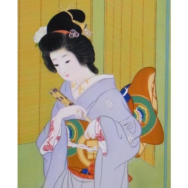 漆絵 上村松園の名作_舞仕度 NH224 : 絵画制作専門ユーラシアアート