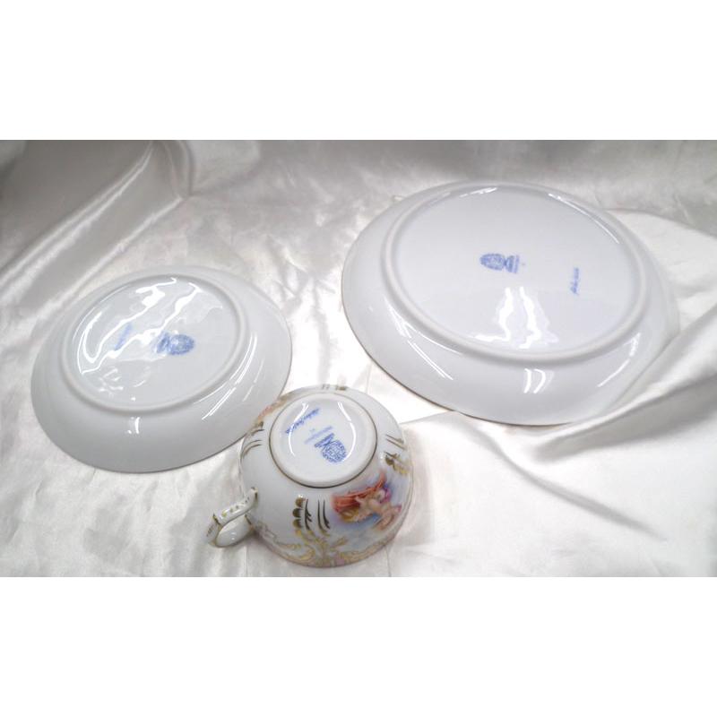 ヘレンド（HEREND） 天使ピンク 3ピースセット ティーカップアンド