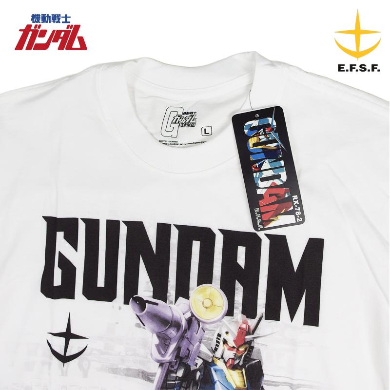機動戦士ガンダム Tシャツ 半袖 RX-78-2 GUNDAM ジオング 地球防衛軍