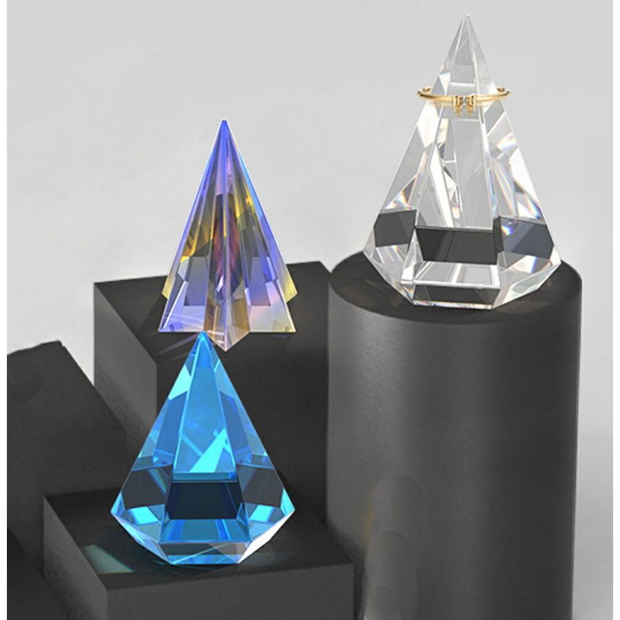 オルゴナイト シリコンモールド レジン uvレジン 4個セット 六角錐 五