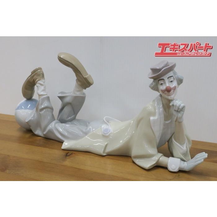 LLADRO リヤドロ 大きなピエロ 道化師 陶器 置物 インテリア 前橋店