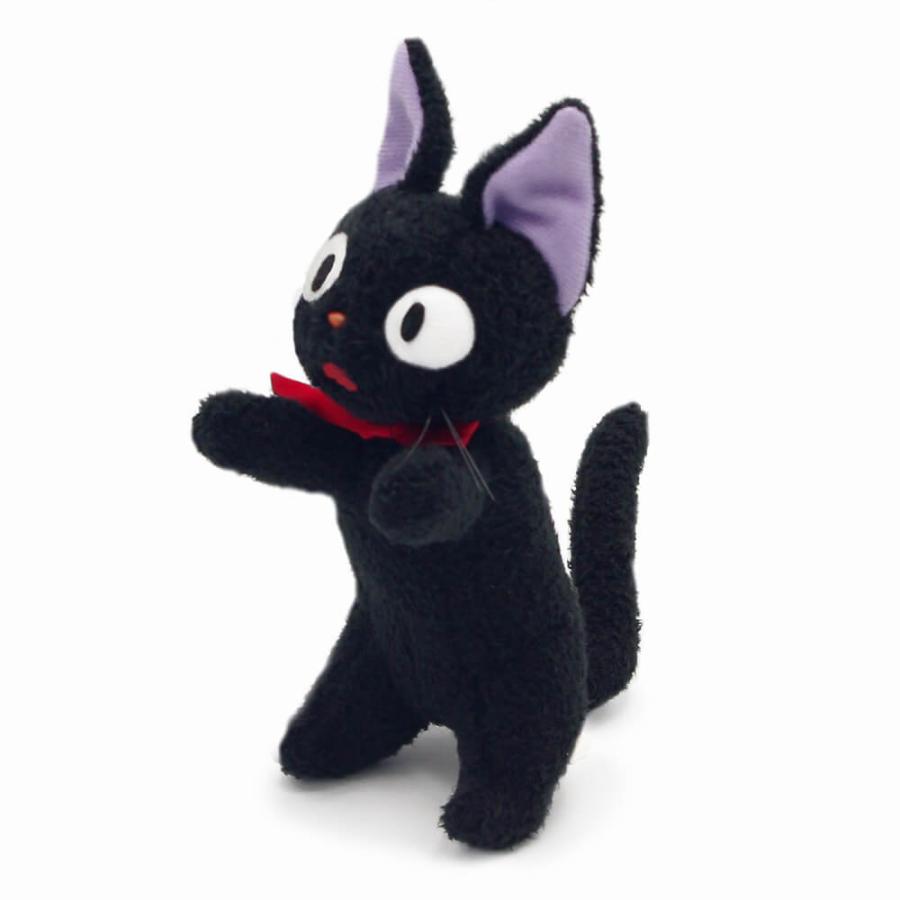 スタジオジブリ ぬいぐるみ「ジジ カゴ入り 座/立ち M(魔女の宅急便