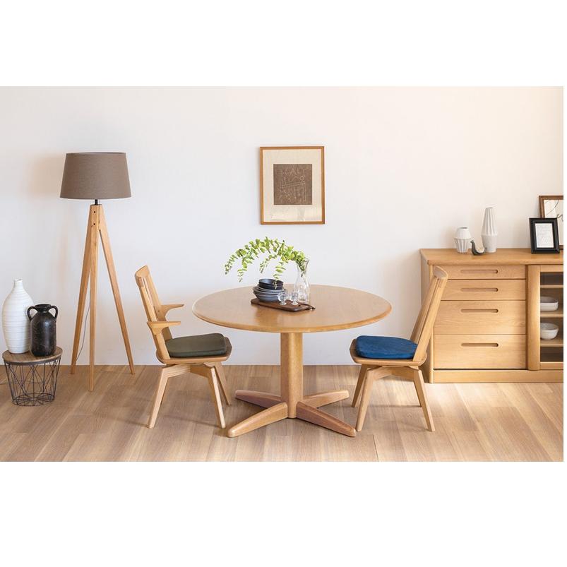 浜本工芸 [開梱設置送料無料] 5年保証 円形ダイニングテーブル No.1700