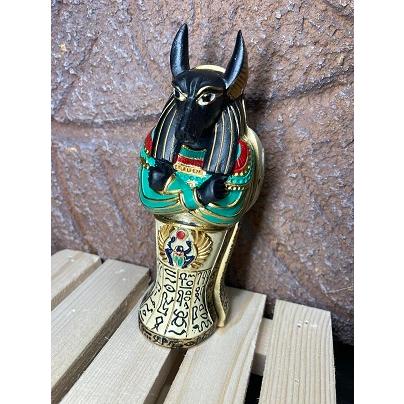 アヌビス 神 ANUBIS ミイラが収められて石棺 エジプシャン 置物