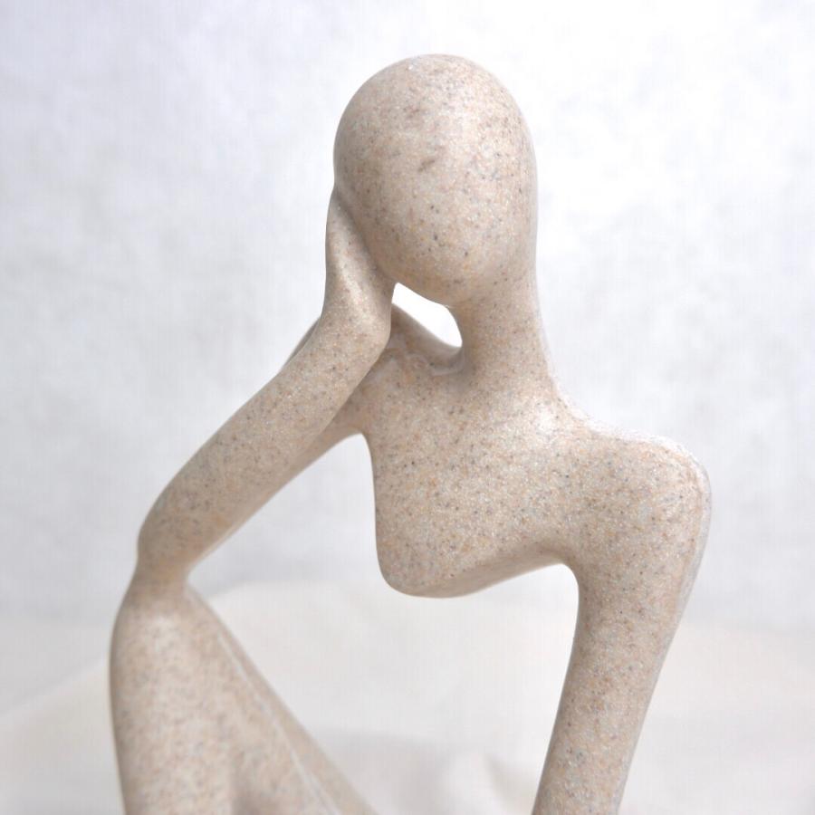 モダンアートオブジェ A 考える人 置物 人形 芸術 彫刻 北欧インテリア