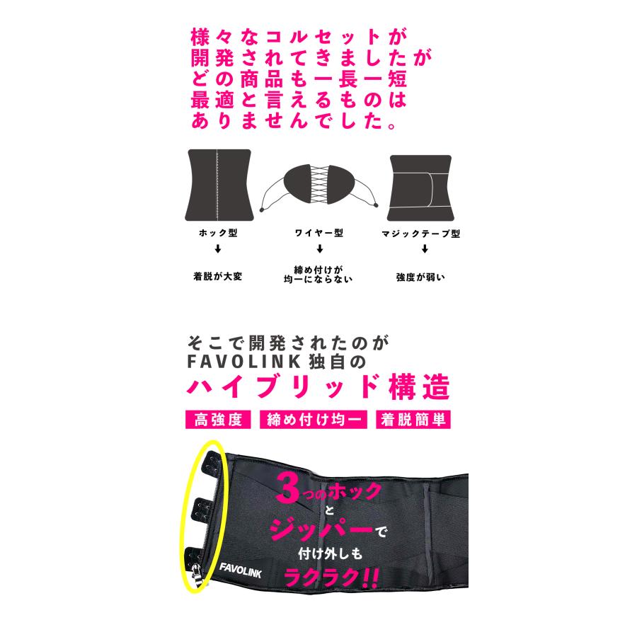 安井友梨監修 EXCEED SHORTベルト（ブラック）ウエストシェイパー