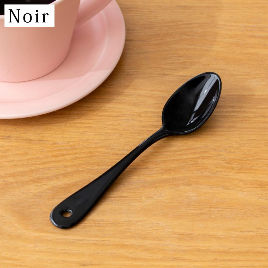 ティースプーン 琺瑯 ホーロー カトラリー Noir ノワール takakuwa