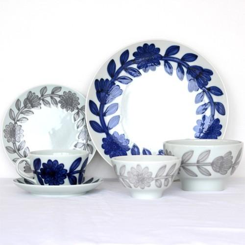 2/25はポイント10倍／ 波佐見焼 西山窯 daisy デイジー プレート 22cm