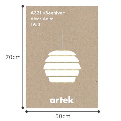 Artek ポスター 50×70 cm アルテック 北欧 アイコンポスター アート