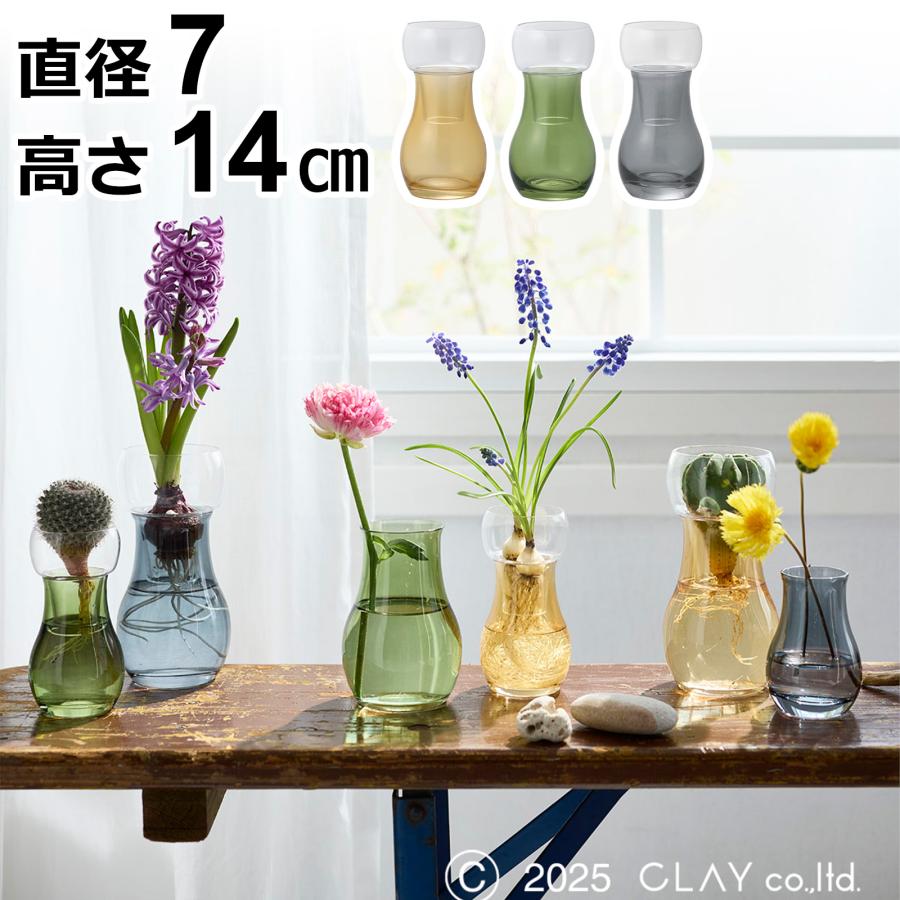 Clay（クレイ） ＼2/25はポイント10倍／ 水耕栽培 ガラス ベース