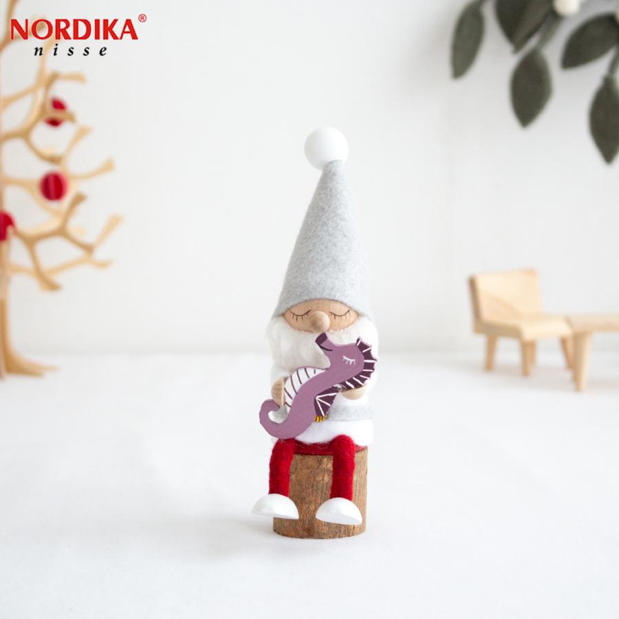 ノルディカニッセ タツノオトシゴを抱えたサンタ 干支 サイレント
