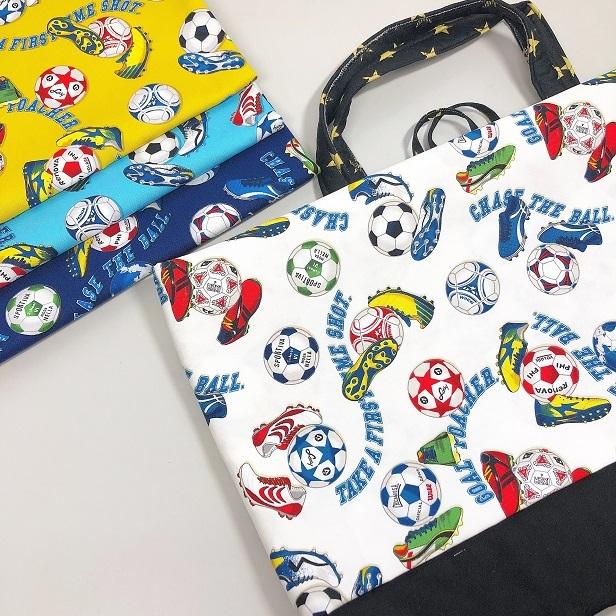 オックス生地 サッカーボールとスパイク サッカー soccer フットサル