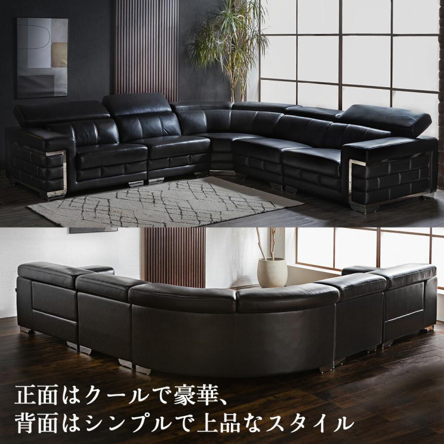 ソファー コーナーソファ カウチソファ ソファ 本革 レザー イタリア